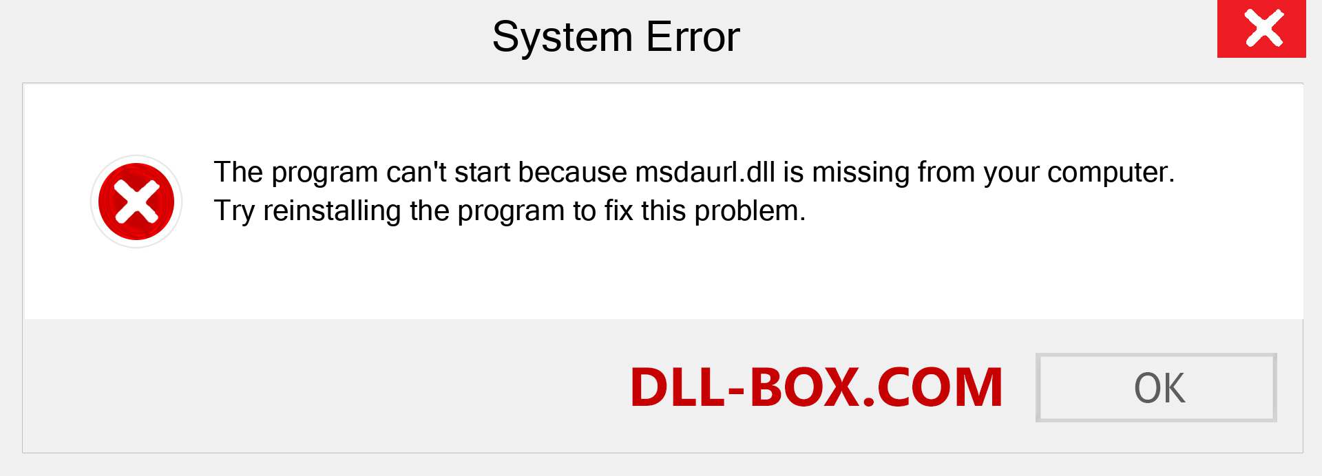  msdaurl.dll file is missing?. Download for Windows 7, 8, 10 - Fix  msdaurl dll Missing Error on Windows, photos, images